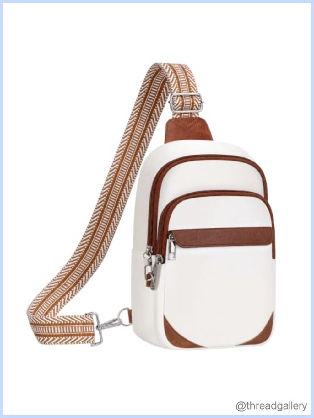YOOLIFE Anti Theft RFID Crossbody Sling Bag Water-Resistant PU Leather
